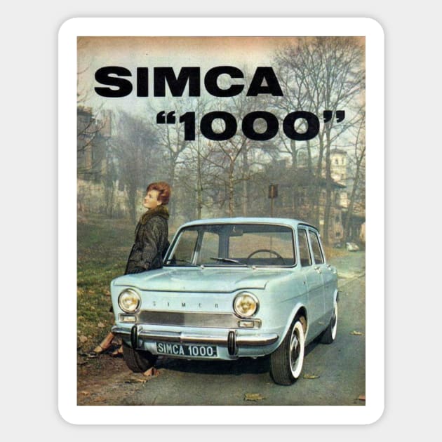 Simca "1000" Sticker by Donkeh23